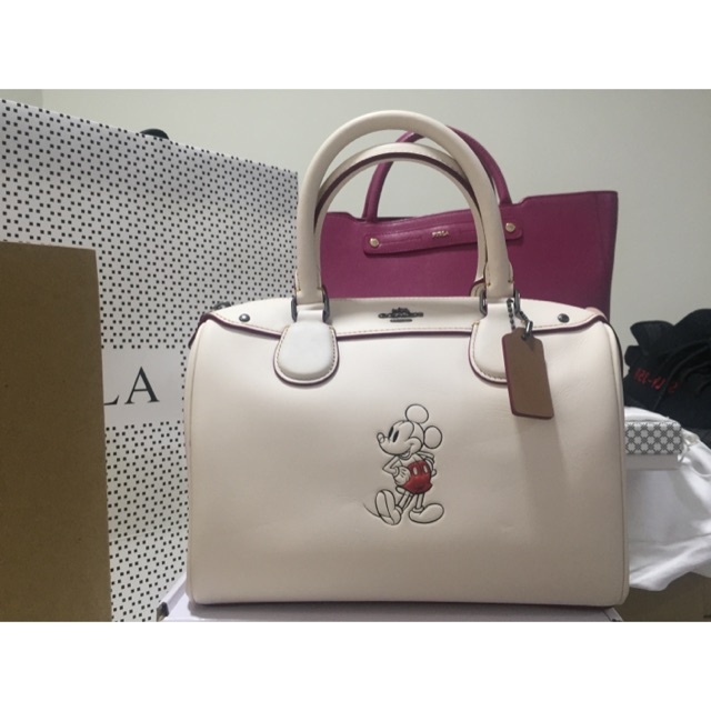 coach tote bag mickey mouse