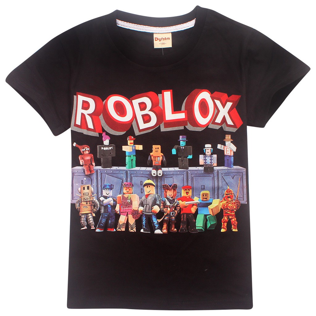 2019 Kids Boys T Shirts 3d Roblox Cartoon T Shirt Family Games Tops Tees For Boys Girls 100 Cotton Made Shopee Malaysia - jp shirt roblox