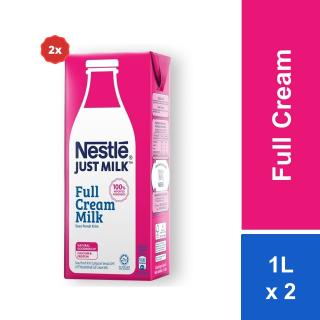 Nestle Just Milk Full Cream (1L x 2)