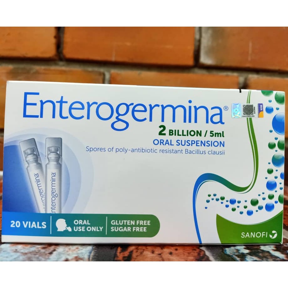 ENTEROGERMINA 2 BILLION / 5ML ORAL SUSPENSION (1 VIAL) Shopee Malaysia