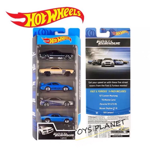 hot wheels fast and furious cars