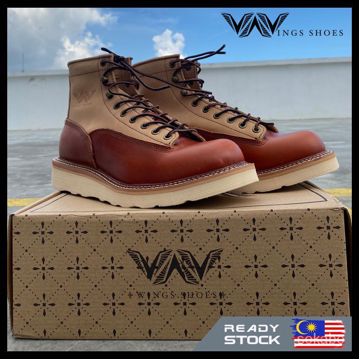 wdLq NEW ARRIVAL Wing's Boots Full Leather Shoe MODEL 