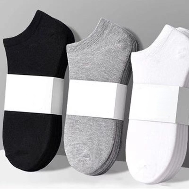 241219097 Short Socks Men's Short Ankle Socks Men's Low Top Shallow Thin Men's Stall Short Socks/Men's socks solid