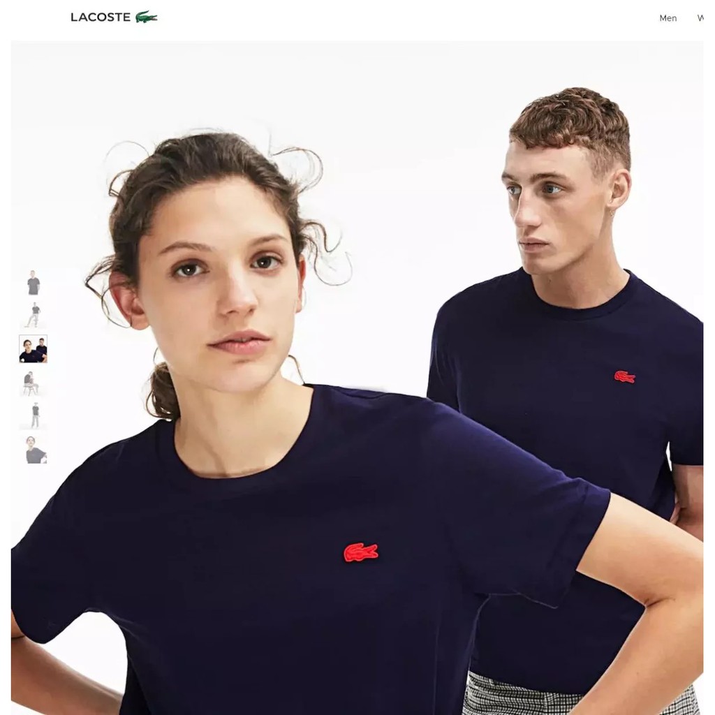 Udvalg dæmning At lyve Authentic Lacoste Live Crew Neck Cotton Jersey T-shirt | Shopee Malaysia
