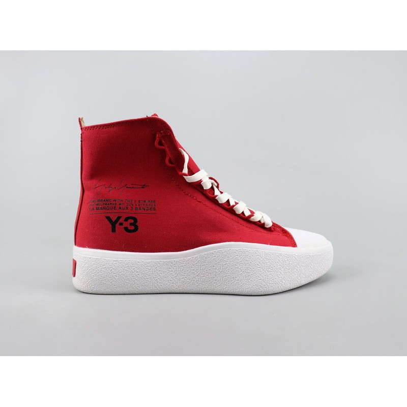 y3 red shoes