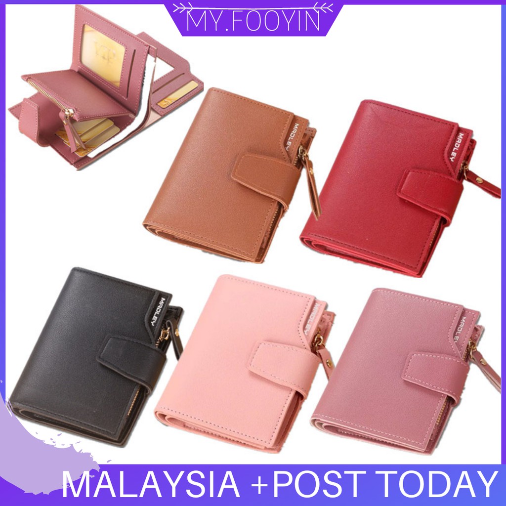 P08 READY STOCK MYFOOYIN woman purse short purse wallet bag coin purse