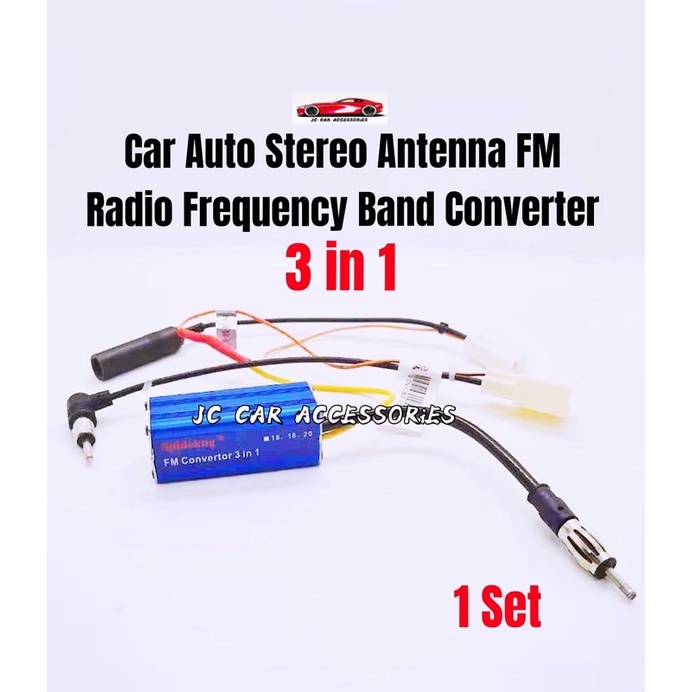 Car Auto Stereo Antenna FM Radio Frequency Band Converter 3 in 1 Spidekng Fm  Convertor 3 In 1（Toyota / Honda） | Shopee Malaysia