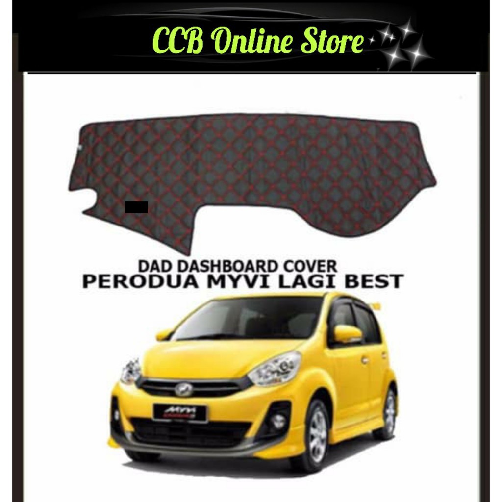 Ready Stock Non Slip Dashboard Cover Perodua Myvi Lagi Best 2011 2014 No Dad Logo Shopee Malaysia