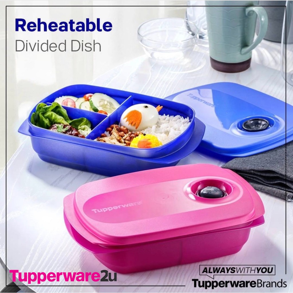 (New)(Ready Stock) (Limited Release) Tupperware Reheatable Lunch Box, 1L (Last unit)