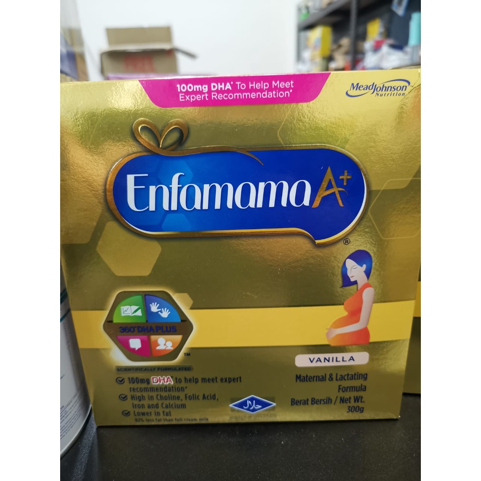 Enfamama A+ Vanilla / Chocolate Maternal & Lactating Milk Formula - 300g (Dented)