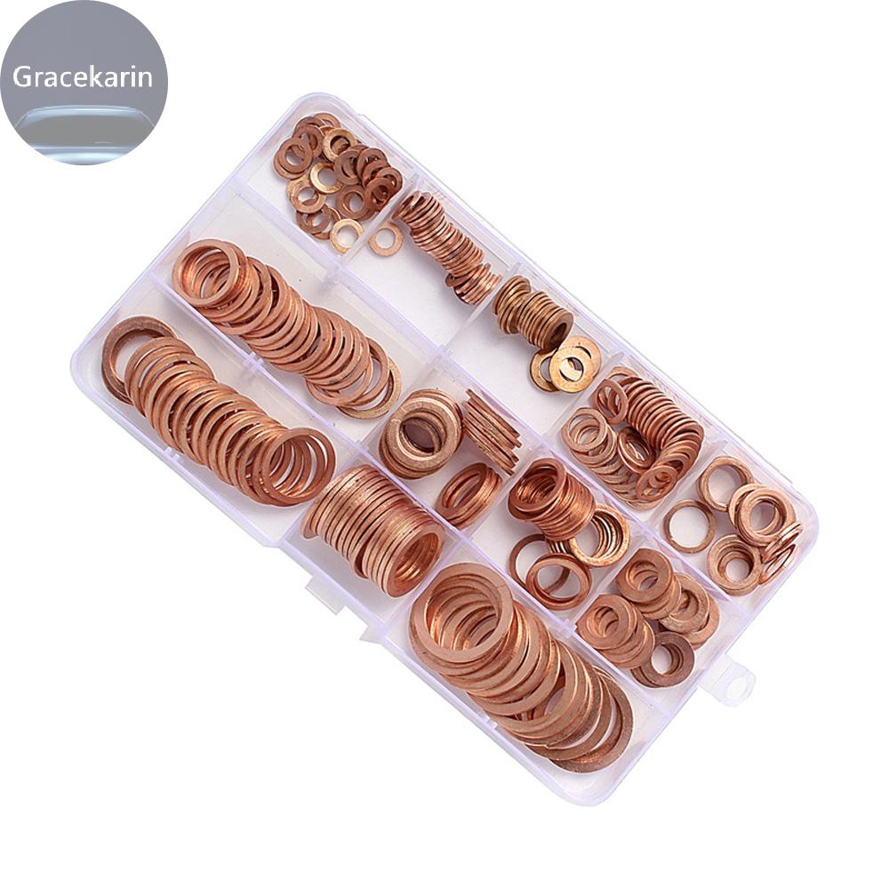 Details about   Tools Copper Gaskets Washers Equipment Flat Hydraulic fittings Replacement 