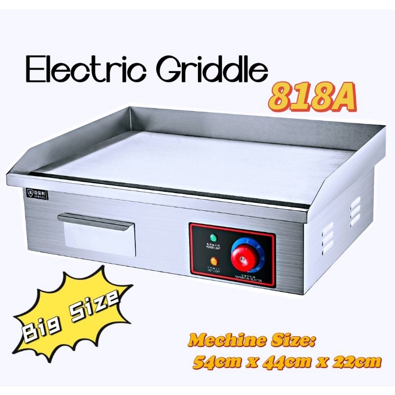 Ready Stock Electric Griddle  Commercial Stainless Steel Mesin Griddle Elektrik