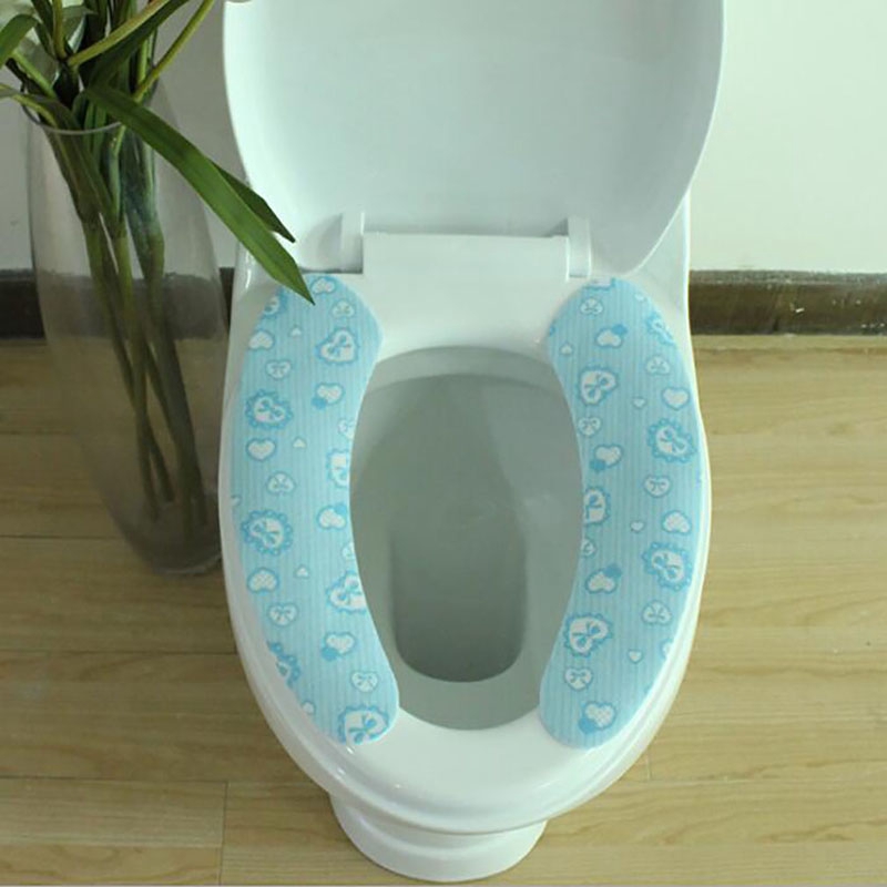 Toilet Mat Decorative Toilet Seats Reusable Easy Installation