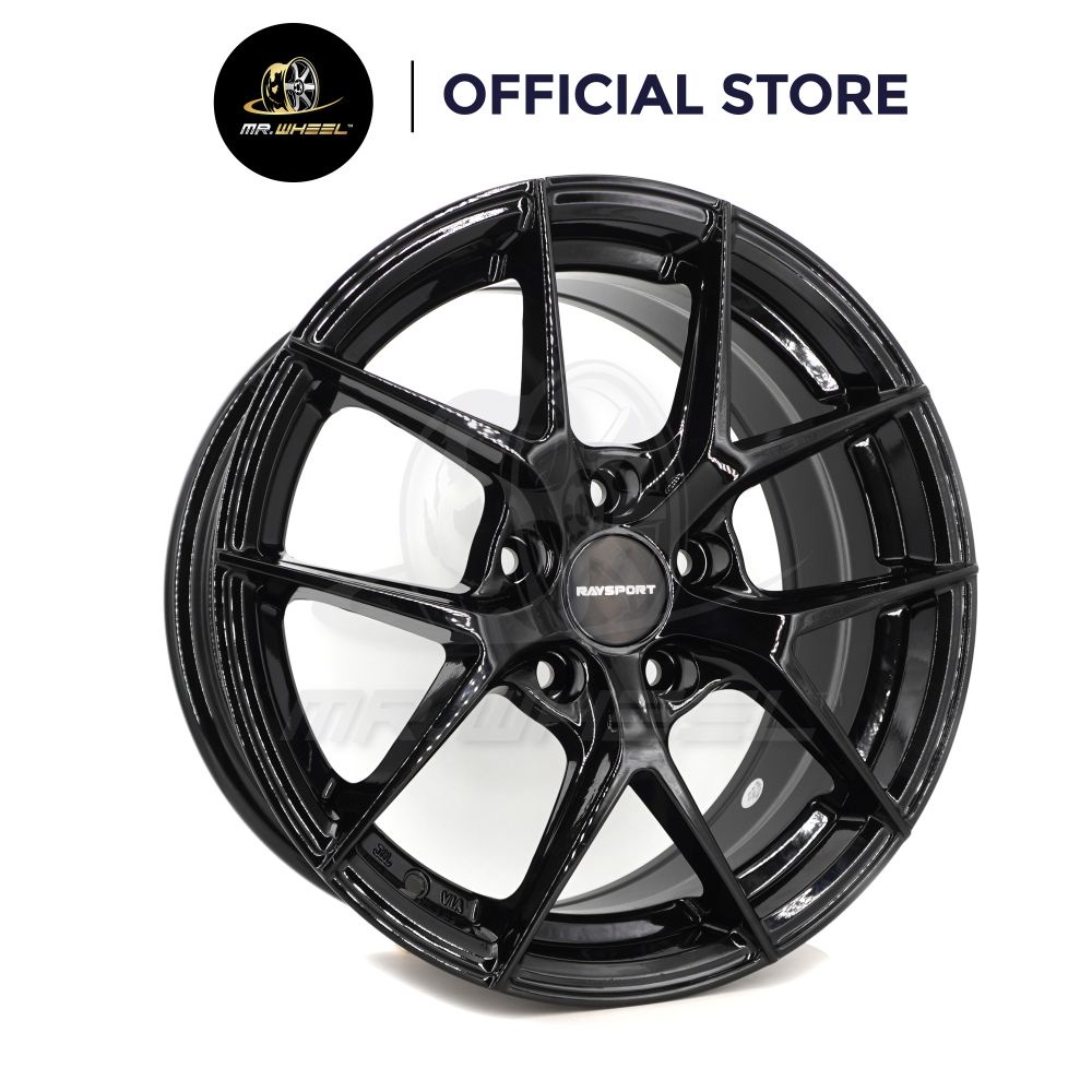 New Sport Rim Raysport Fi R 16x7 5h112 114 3 Et35 Gloss Black 16 Inch 16 Inci Mr Wheel Shopee Malaysia