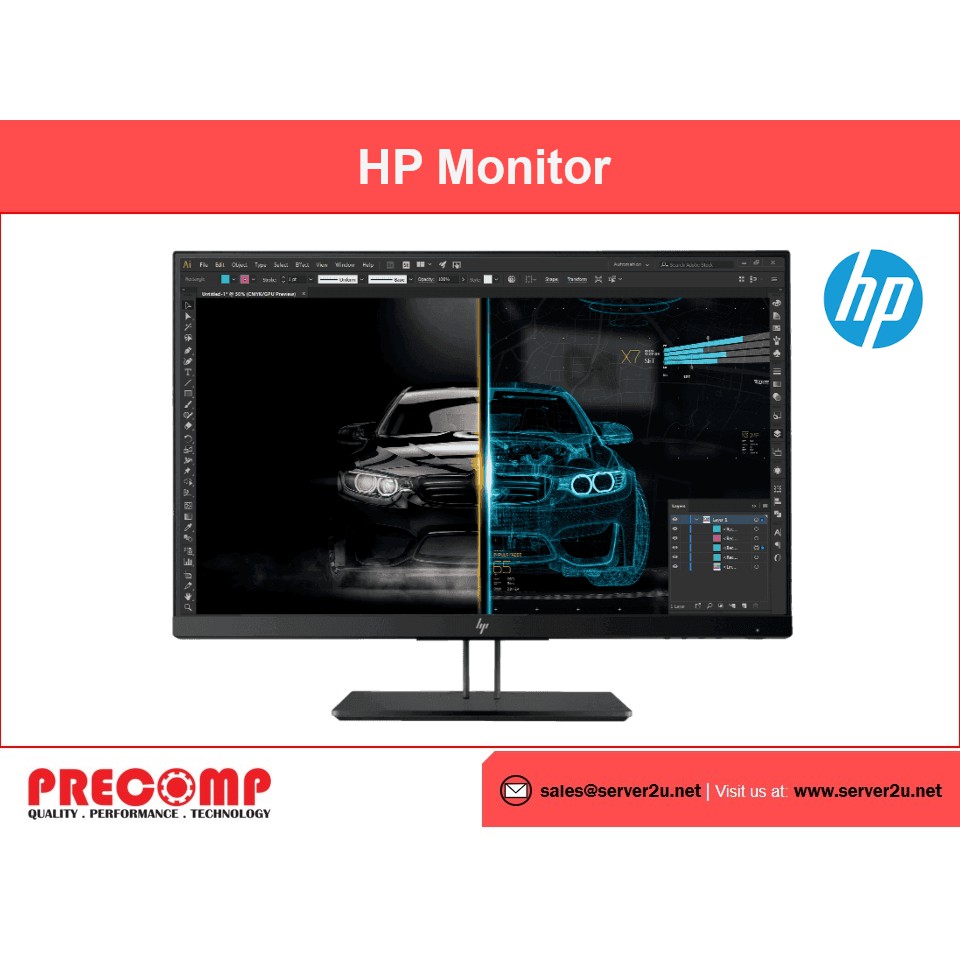 Hp Z32 315 Inch Uhd 4k Micro Edge Display 1aa81a4 Shopee Malaysia 9648