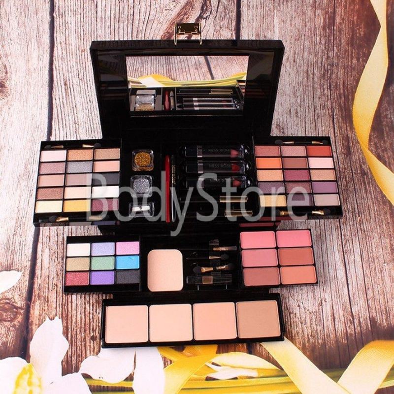 Miss Rose Makeup 39 color matte eyeshadow box makeup box blush highlighter powder box
