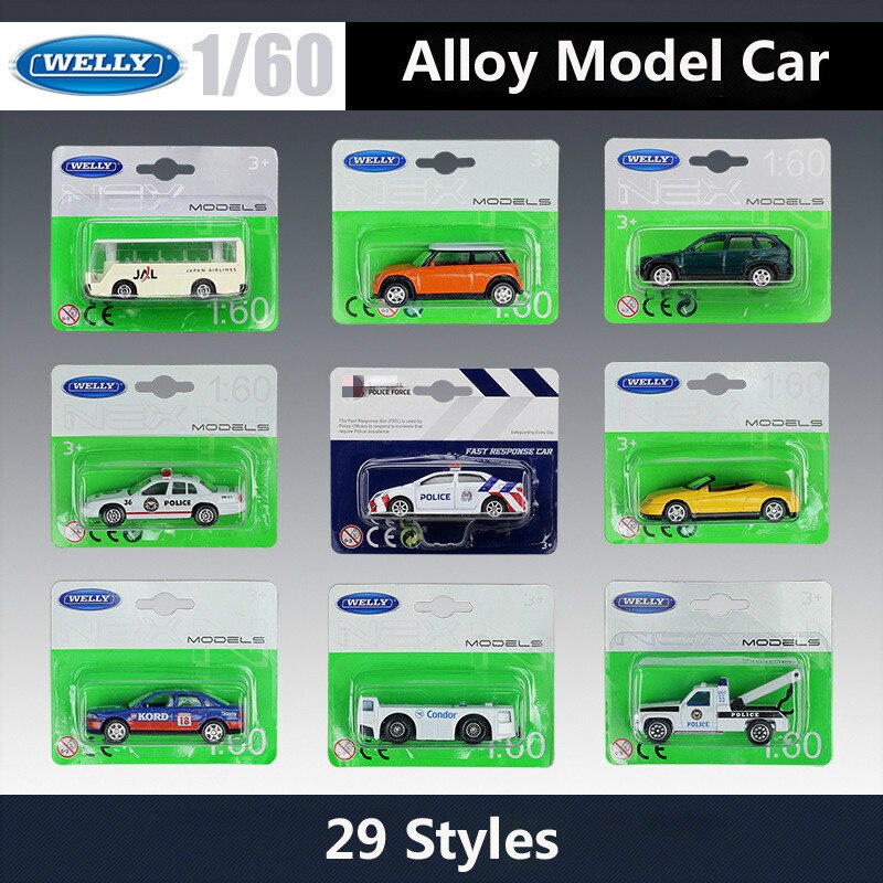 WELLY Diecast 1:60 Vehicle Mini Model 
