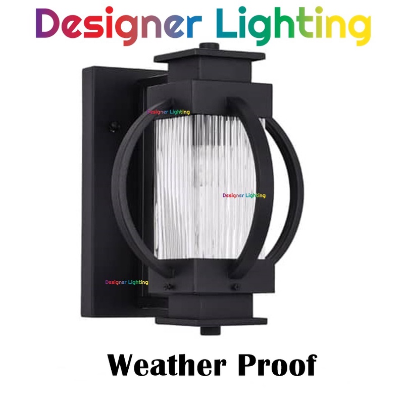 Designer Lighting Set with Bulb Wall Light Outdoor Light Garage Light Car Porch Light Lampu