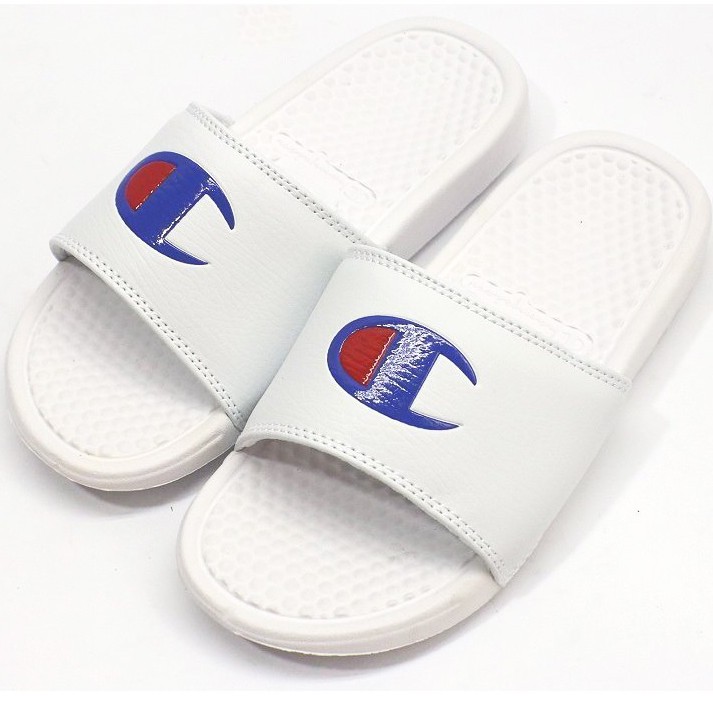 white champion slippers