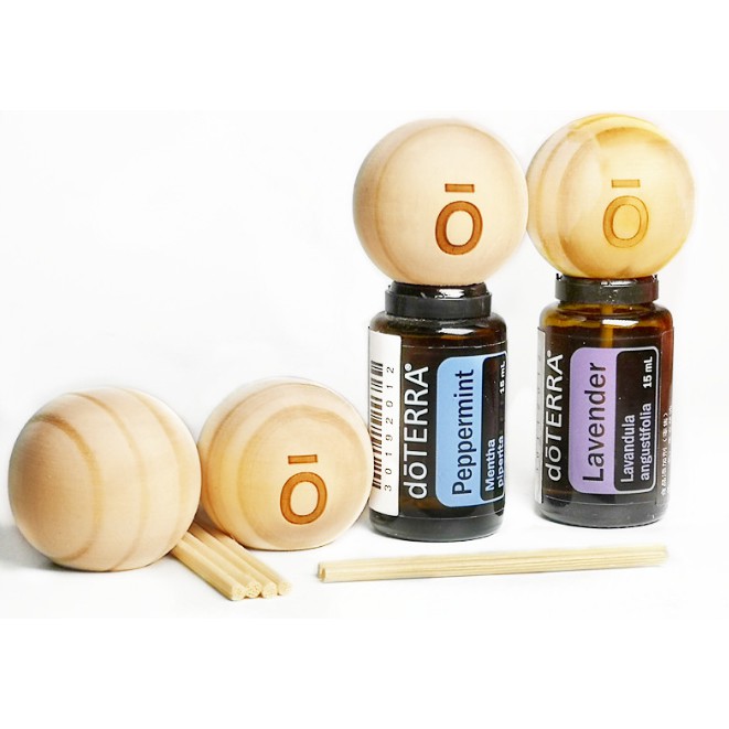 doterra Essential Oil Diffuser Wooden Ball Stick (5 pcs ...