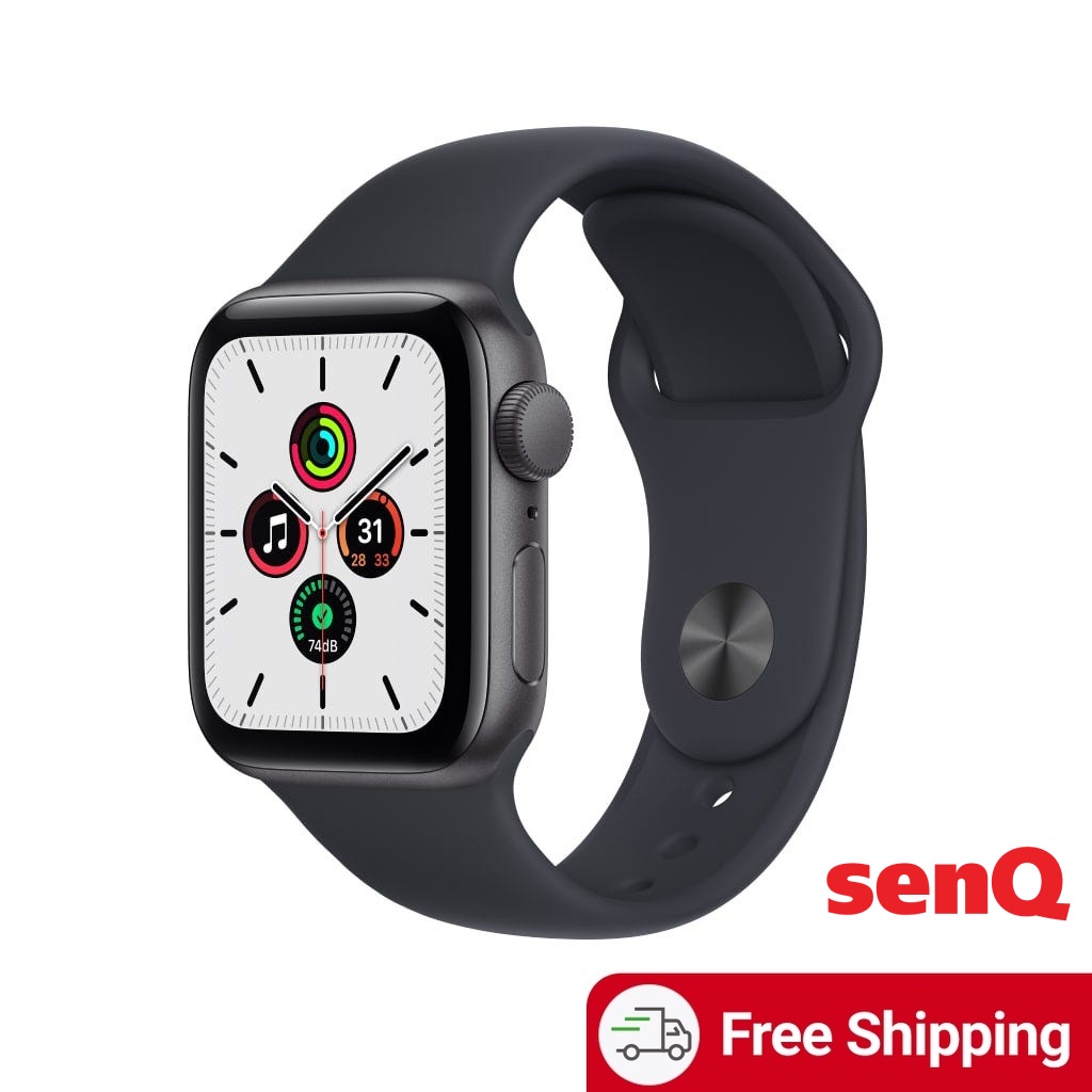 Apple Watch SE GPS Midnight Aluminium Case with Sport Band [Free Shipping]