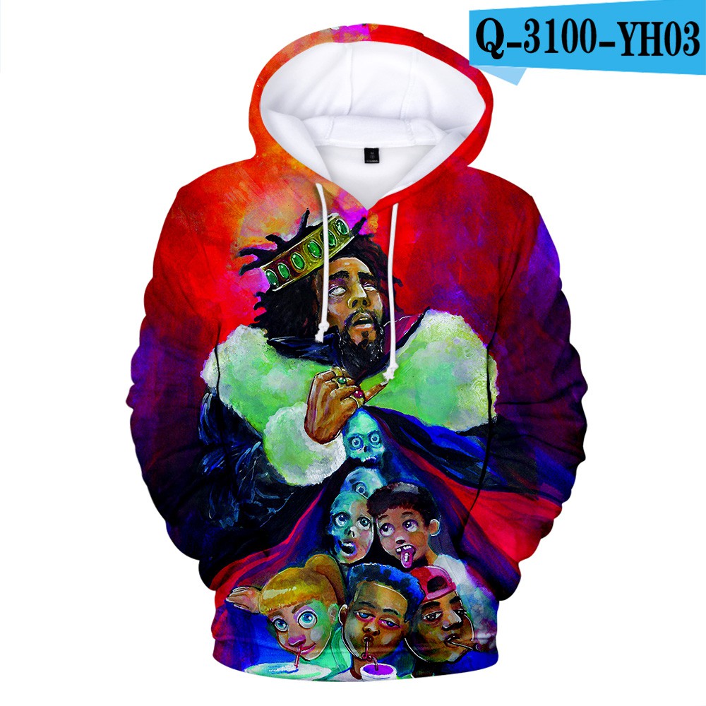 j cole rainbow hoodie