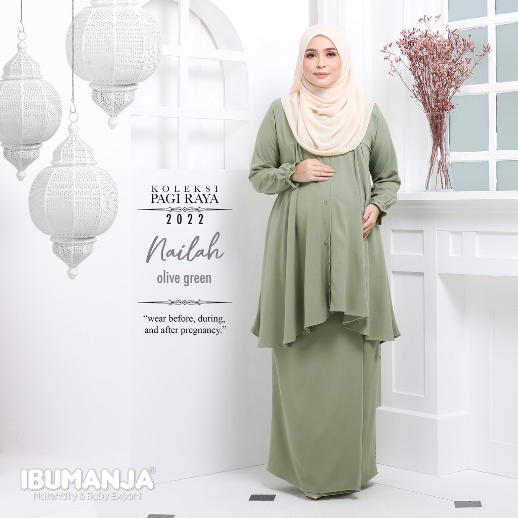 Fesyen Baju Kurung Ibu Mengandung Terkini