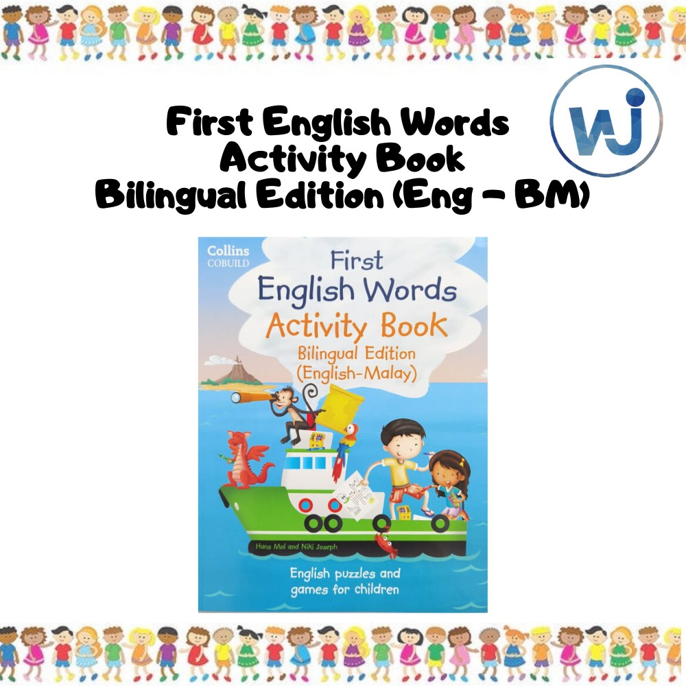 Collins First English Words Activity Book Bilingual Edition (English
