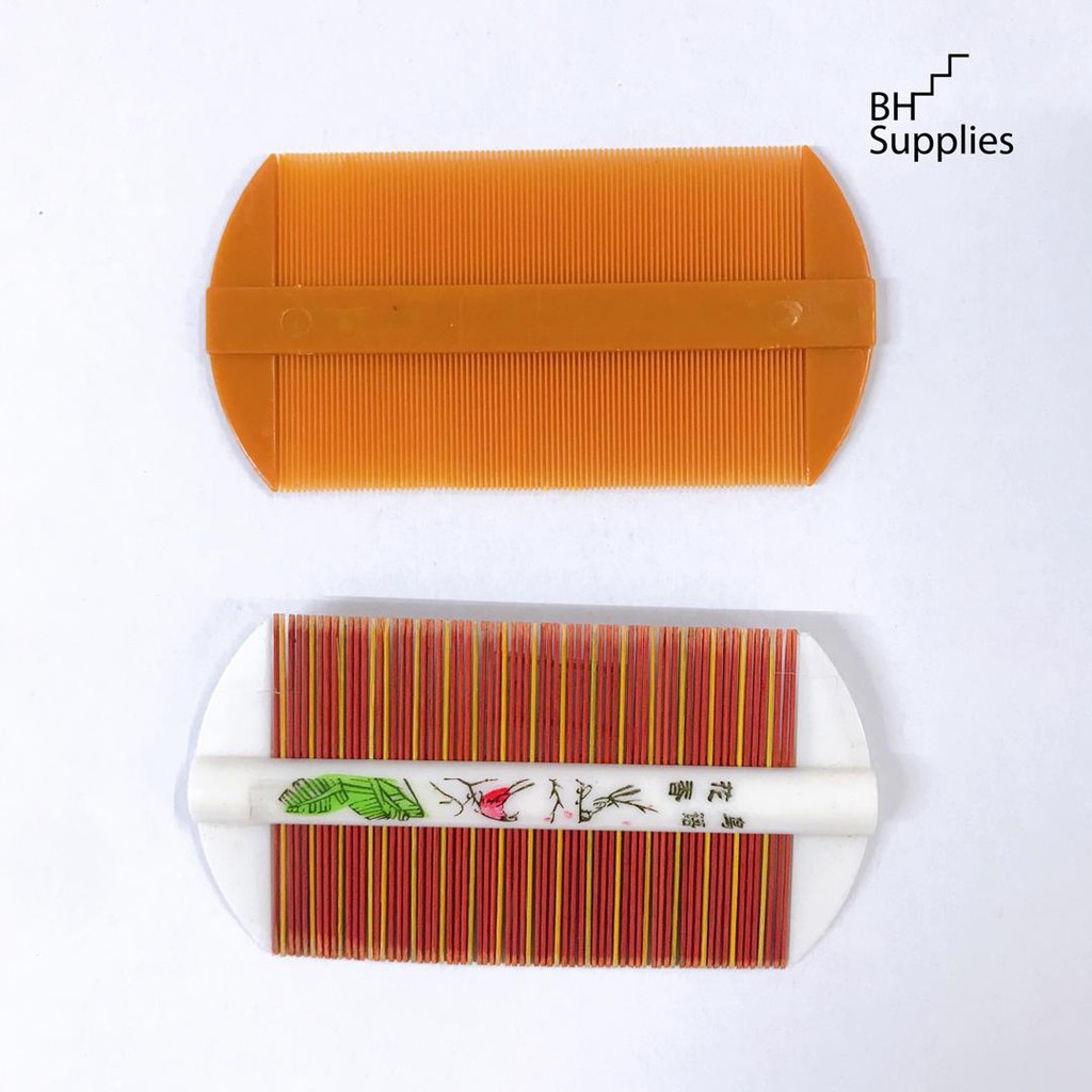Sikat Kutu (Plastik / Buluh) / Lice Comb (Plastic / Bamboo) Shopee