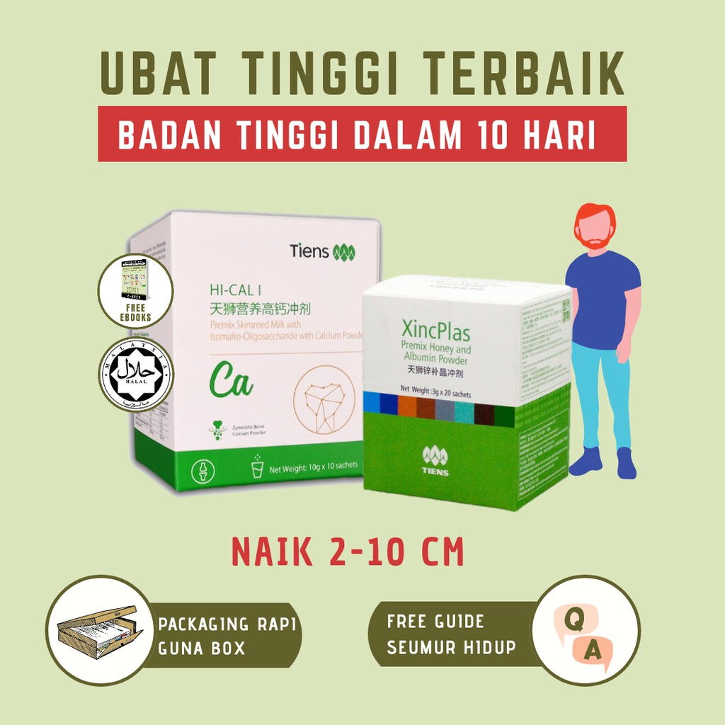 Buy Set Hi Calsium Ubat Tinggi Peninggi Badan Jaga Tulang Sehat Sebagai Nutrisi Osteoporosis Tiens Lulus Kkm Seetracker Malaysia