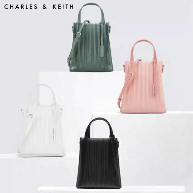 charles and keith translucent bag