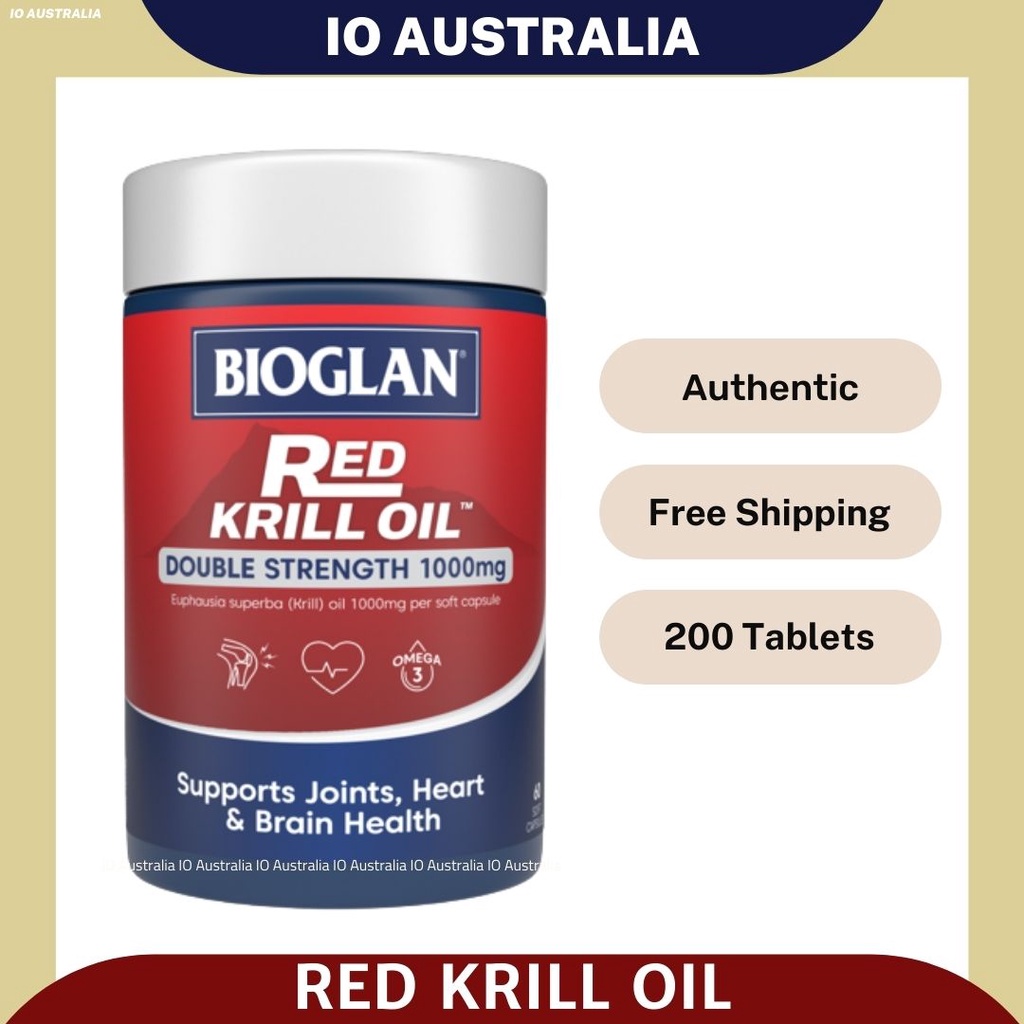 Bioglan Red Krill Oil 1000mg 60 Capsules | Shopee Malaysia