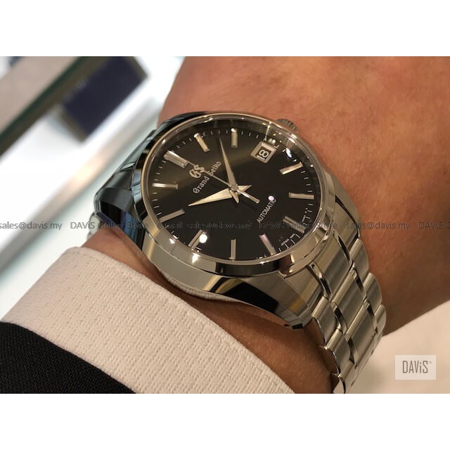 Grand Seiko SBGR317 Men's Watch Heritage Automatic Date SS Bracelet Black  *Original | Shopee Malaysia