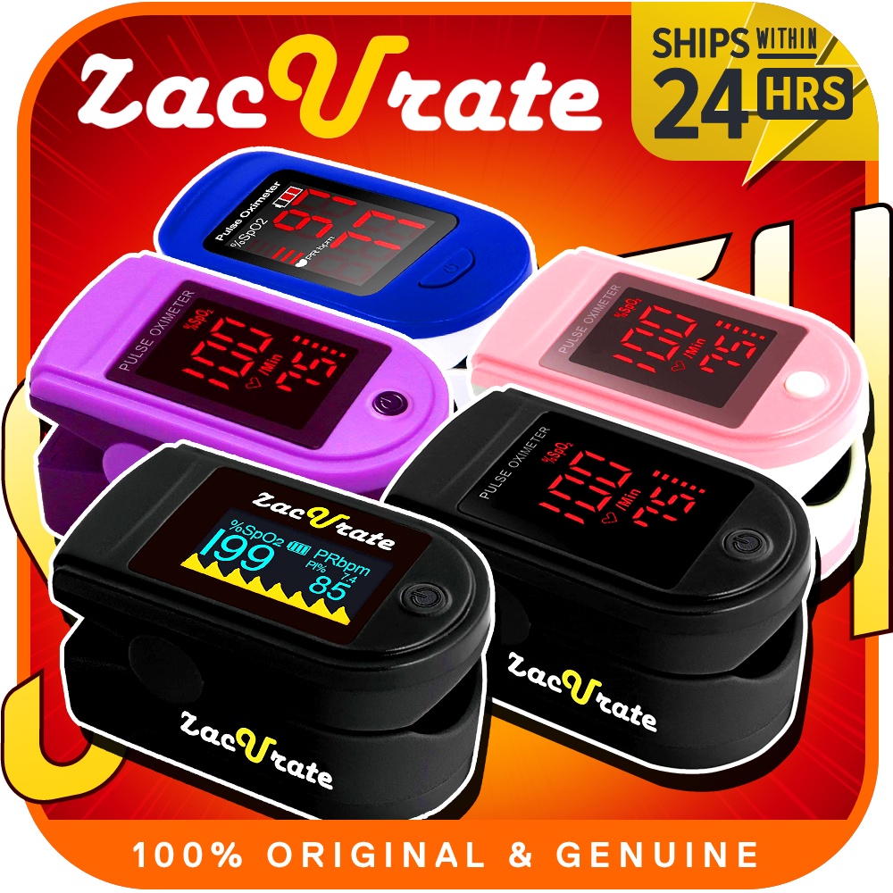 Zacurate Pro 500DL | 500BL | Elite 500C | 500E - Series Fingertip Pulse ...