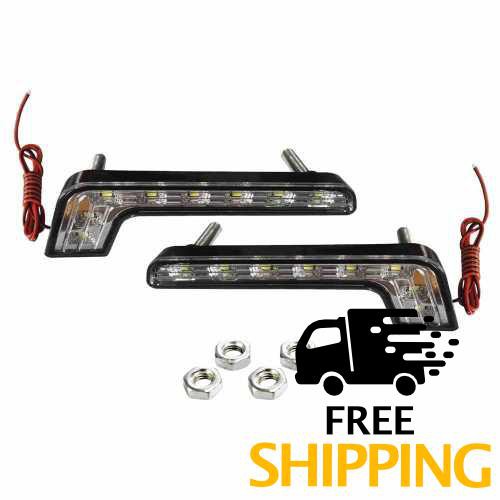 8 LED DRL Car Daytime Running Light (Standard) Shopee Malaysia