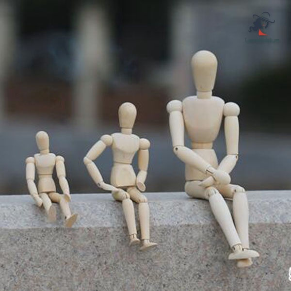 Sketching Artist Movable Limbs Male Wooden Figure Model Doll Toys Sketch Mannequin Puppet