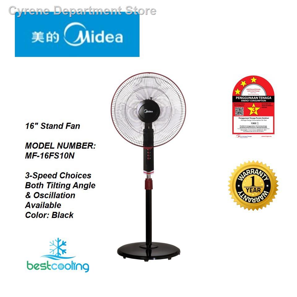 Midea 16 Stand Fan Mf 16fs10n Shopee Malaysia