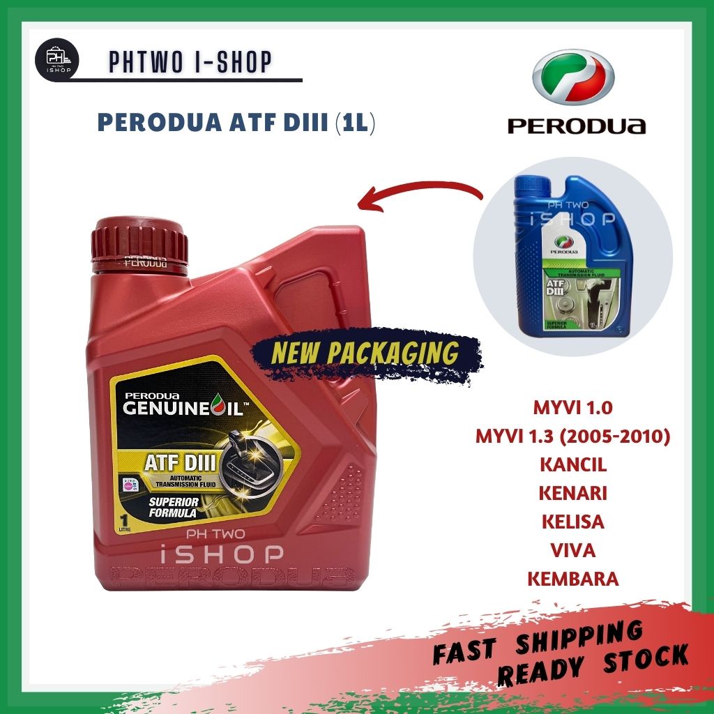 [100 ORIGINAL] PERODUA AUTOMATIC TRANSMISSION FLUID AUTO GEAR OIL ATF