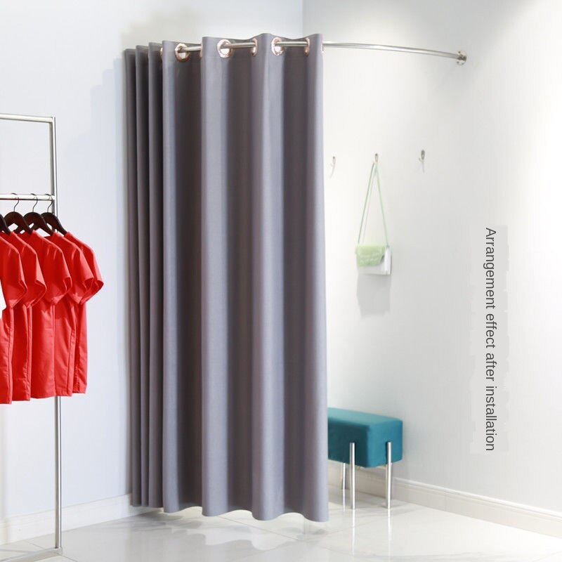 Fitting curtain track shelf Fitting curtain fitting rod Clothing Store