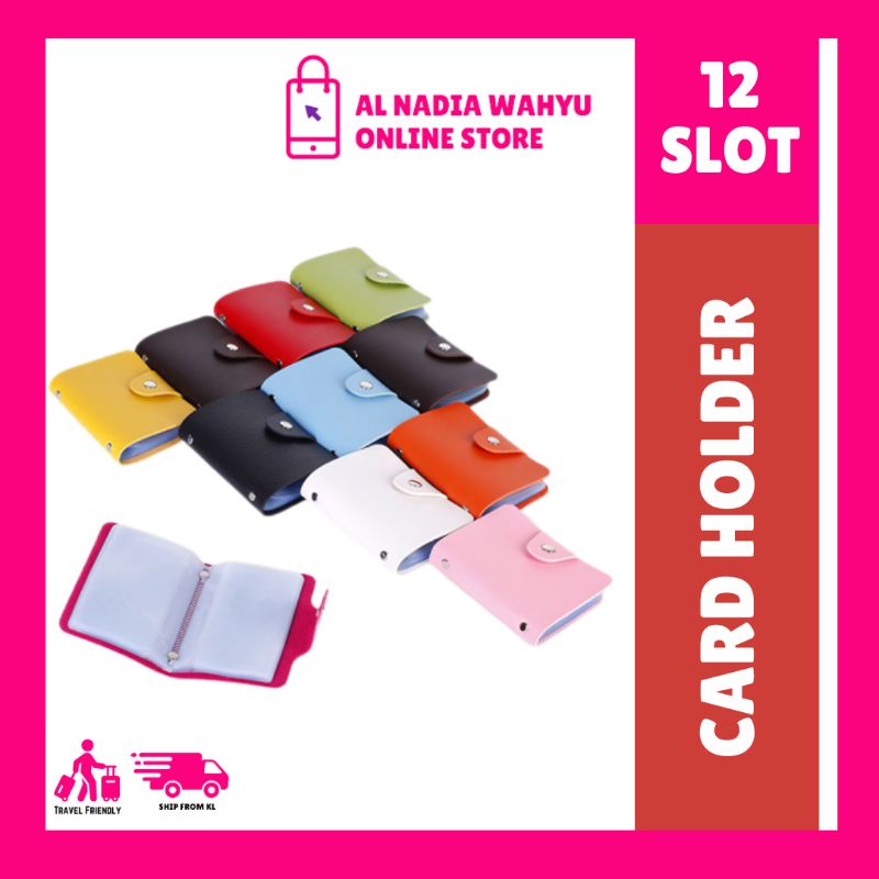 Colour Candy's Premium Quality Card Holder - Tempat Letak Kad | Shopee ...