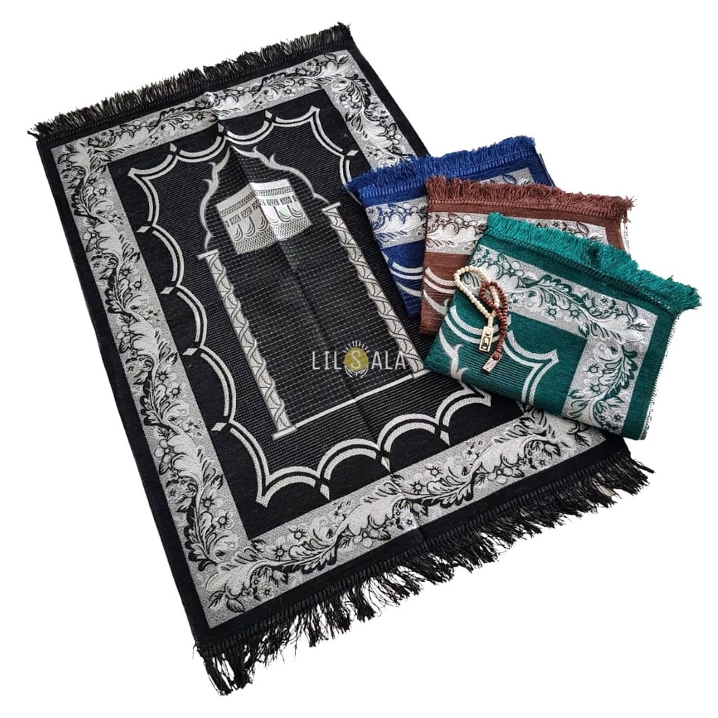 [KLF] Sajadah MOTIF Kaaba Prayer Mat SOUVENIR Hajj Umrah AQIQAH Recitation Of The 40th Day Gift PARCEL