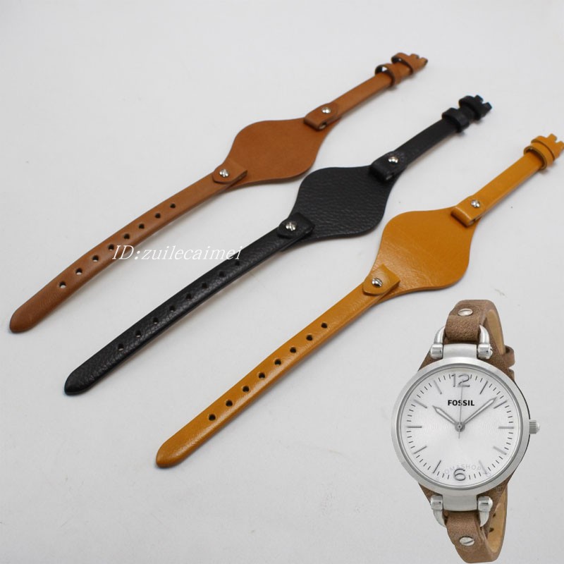 8mm suede leather strap FOSSIL replacement strap ES3077 ES2830 ES3060 |  Shopee Malaysia