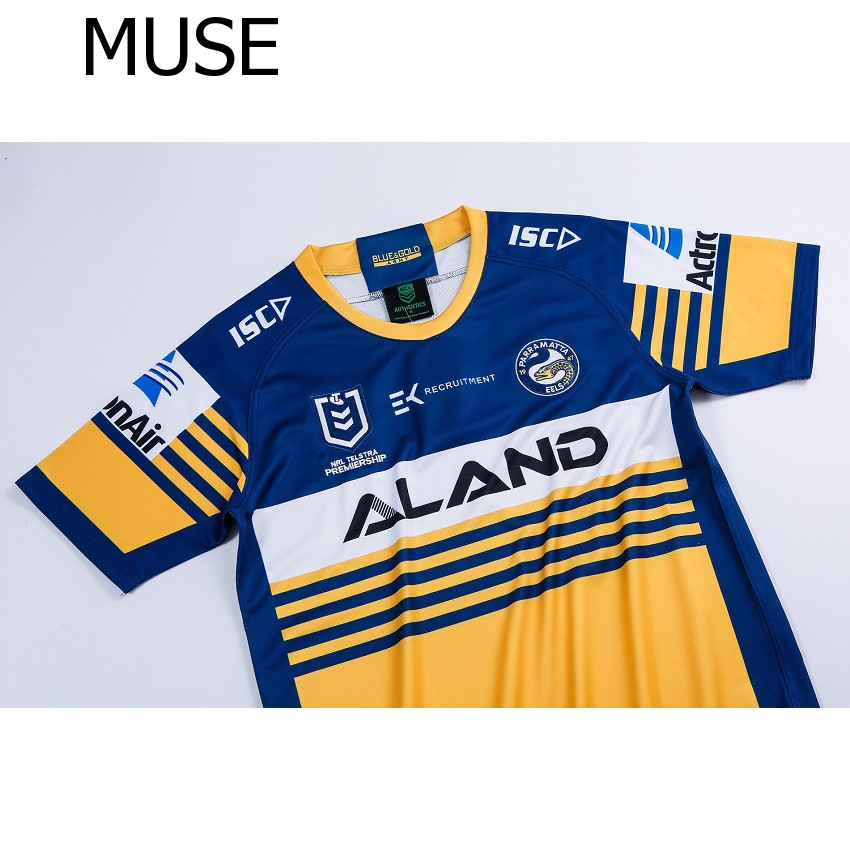 Parramatta Eels Home Rugby Jersey 2020 2021 Rugby Jerseys Shopee Malaysia