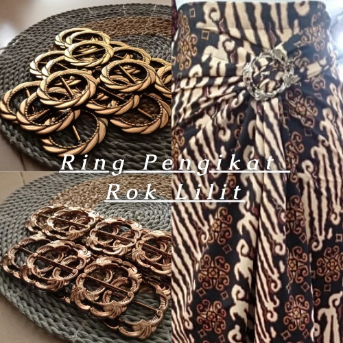 Ring/buckle Accessories Tie Skirt Wrapped Batik Bottoms Modern Kebaya