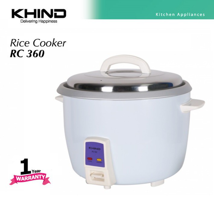 Khind Rice Cooker RC360 3.6L / Periuk Nasi