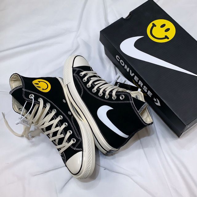 converse smiley face nike swoosh