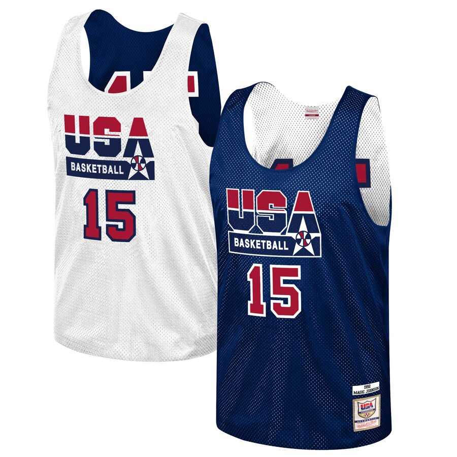 magic johnson usa jersey