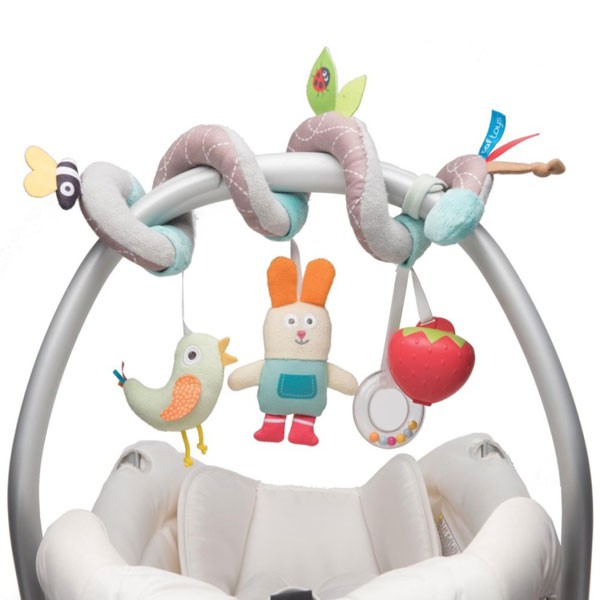 Taf Toys - Garden Spiral, Infant Car Seat & Stroller Toy, Sensory & Motor Skills Development, Ages 0m+