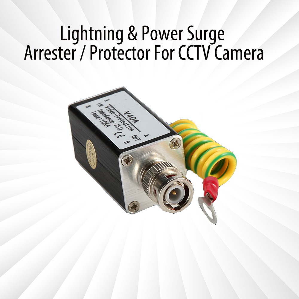 CCTV Camera Lightning & Power Surge Arrester / Protector | Shopee Malaysia