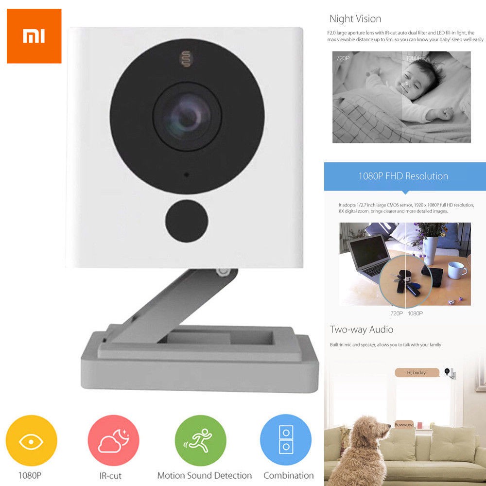 Xiaomi xiaofang 1s night vision wifi ip smart home 1080p cctv camera ...